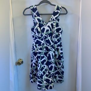 Navy Nautical Mud Pie Dress NWOT